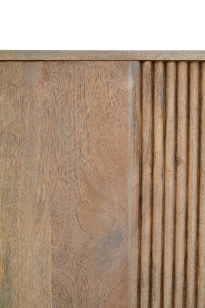ILSE THREE DRAWER GREY MANGO WOOD SIDEBOARD