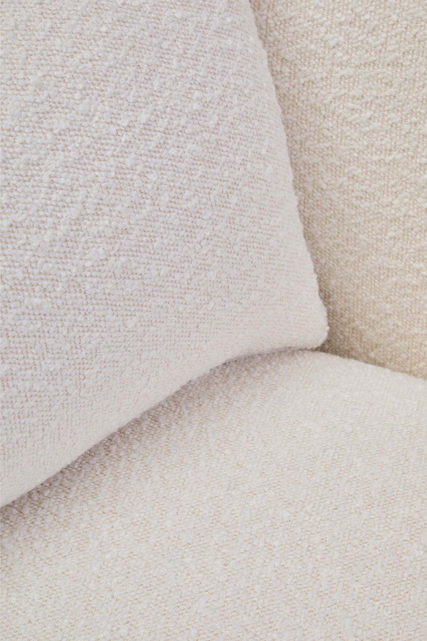 ASTA TEXTURED CREAM CURVED CHAIR