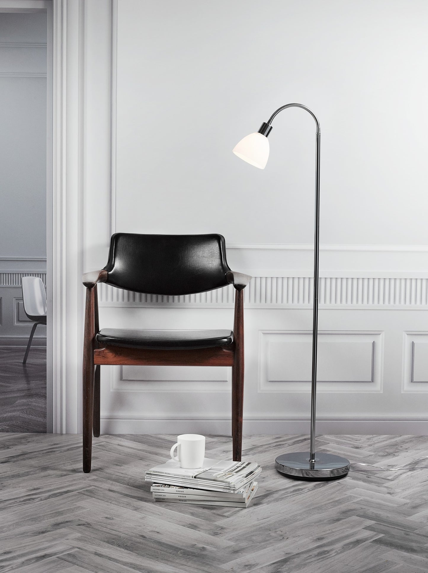 NORDLUX RAY FLOOR LAMP CHROME
