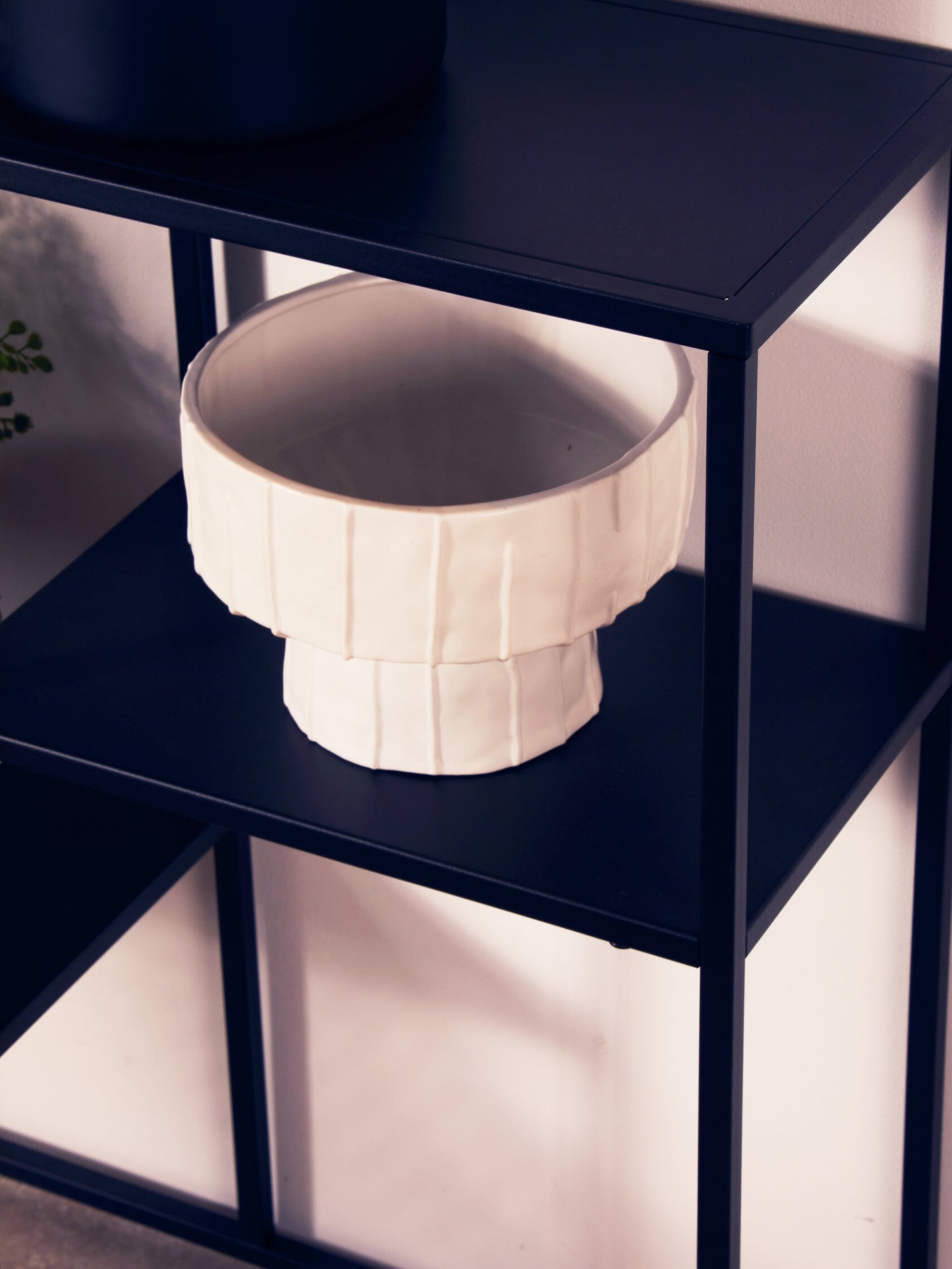 AKSEL BLACK METAL MULTI SHELF UNIT
