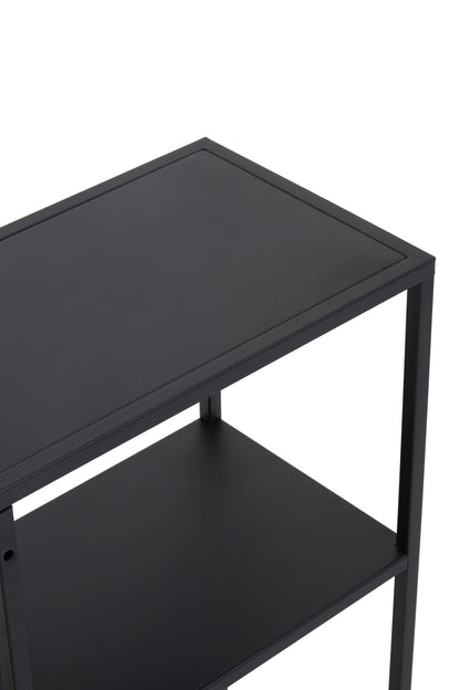 AKSEL BLACK METAL MULTI SHELF UNIT