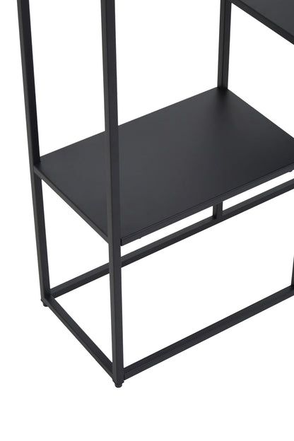 AKSEL BLACK METAL MULTI SHELF UNIT