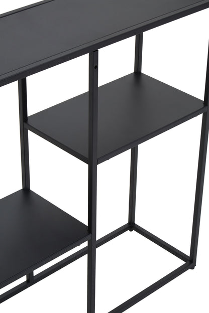 AKSEL BLACK METAL MULTI SHELF UNIT