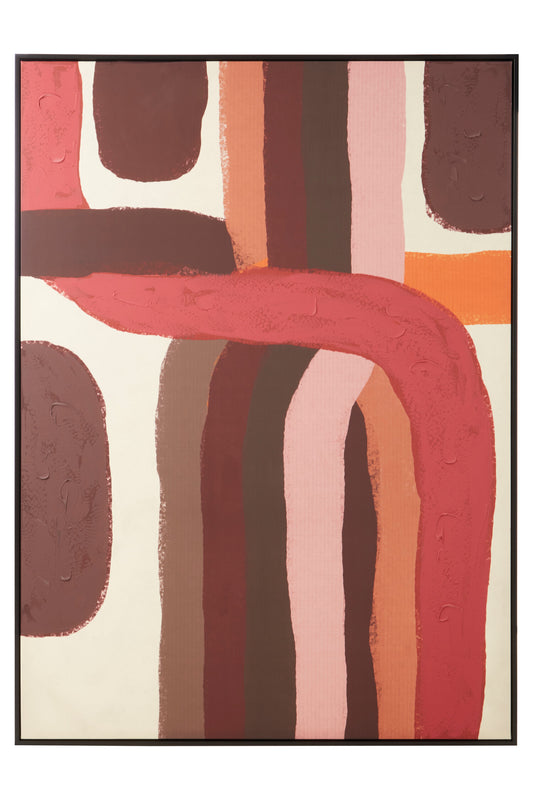 ASGER ABSTRACT BRUSHSTROKES WALL ART