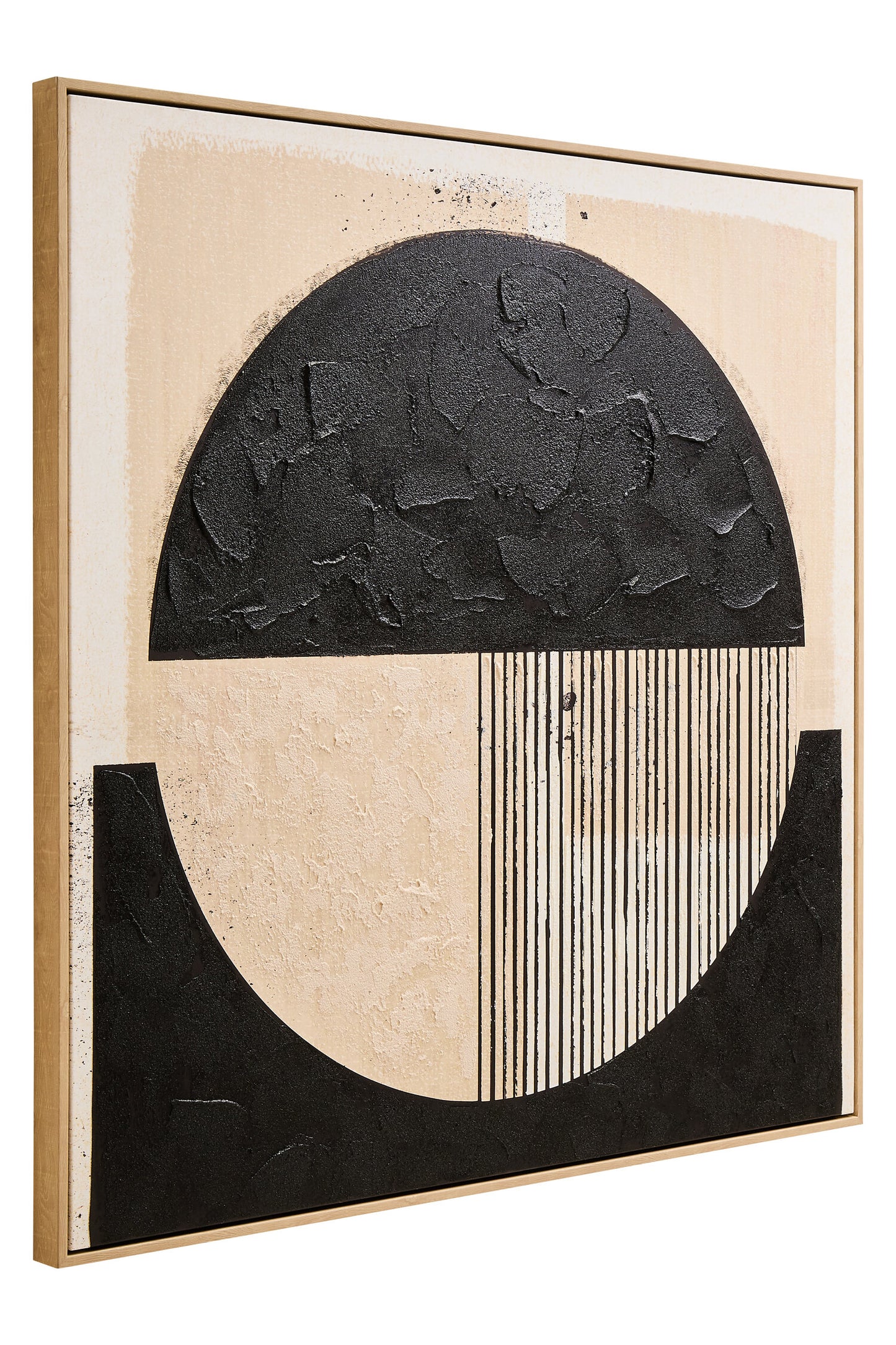 ATLE BLACK AND CREAM WALL ART