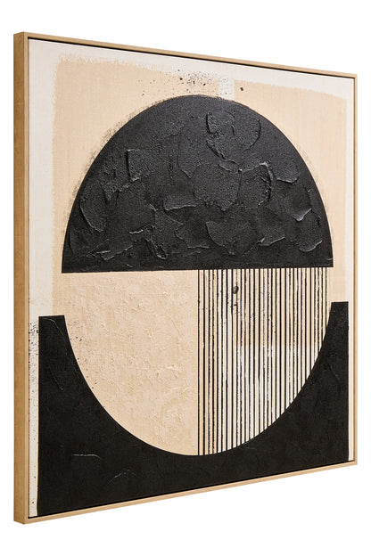 ATLE BLACK AND CREAM WALL ART