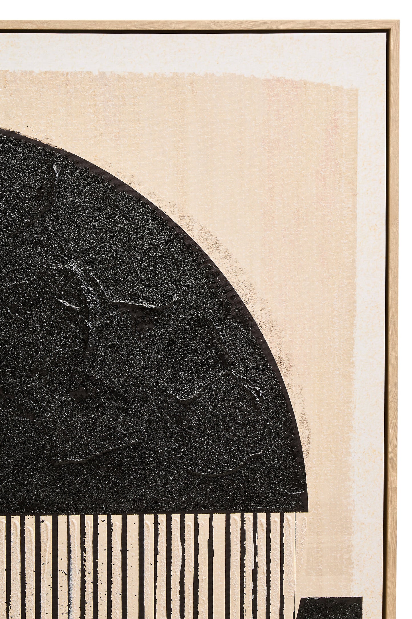 ATLE BLACK AND CREAM WALL ART