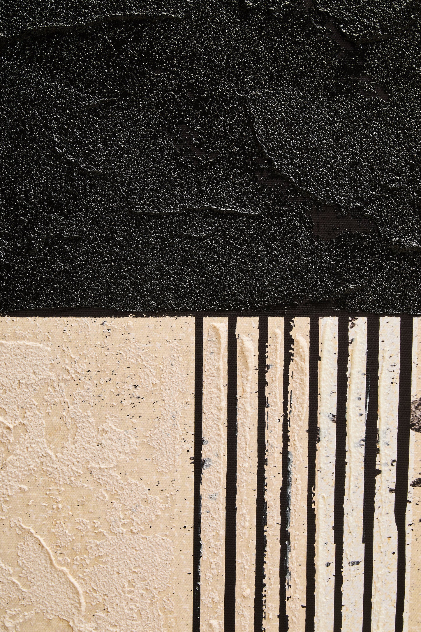 ATLE BLACK AND CREAM WALL ART