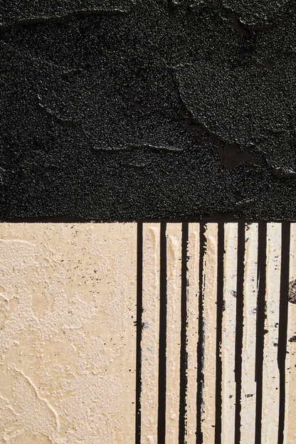 ATLE BLACK AND CREAM WALL ART