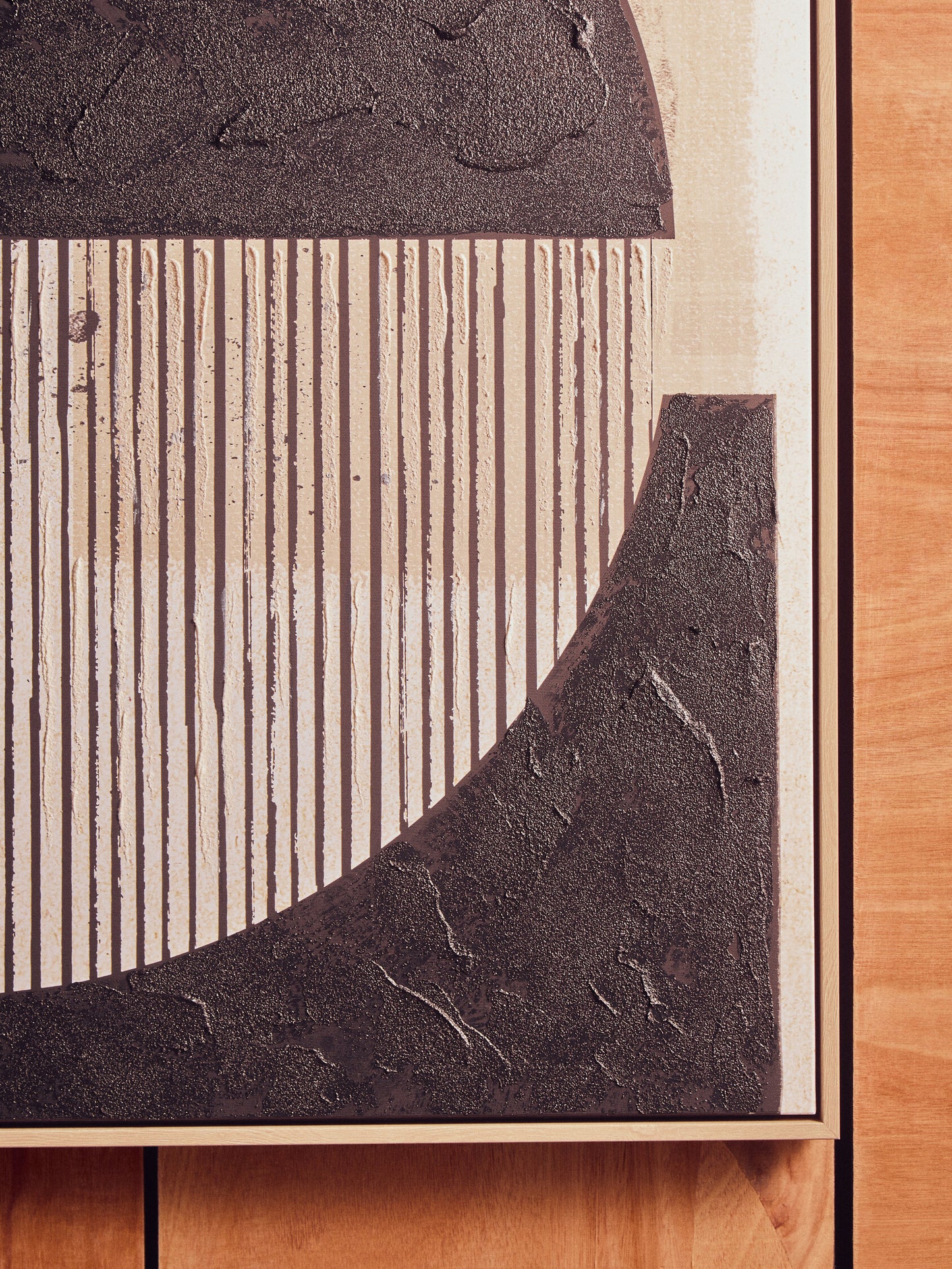 ATLE BLACK AND CREAM WALL ART