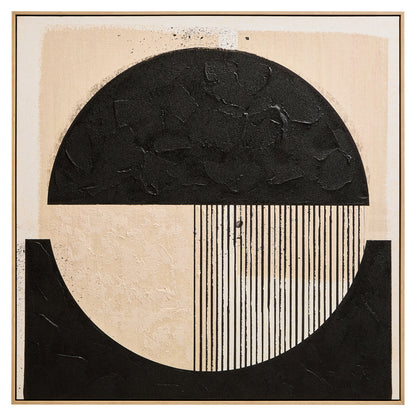 ATLE BLACK AND CREAM WALL ART