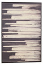 AXEL BLACK AND NATURAL CANVAS WALL ART