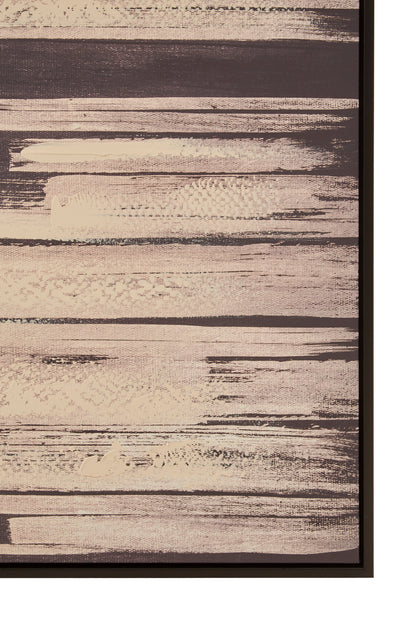 AXEL BLACK AND NATURAL CANVAS WALL ART