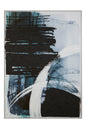 BENDT BLUE AND BLACK WALL ART