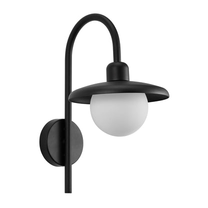 NORDLUX BERLO OUTDOOR WALL LIGHT BLACK