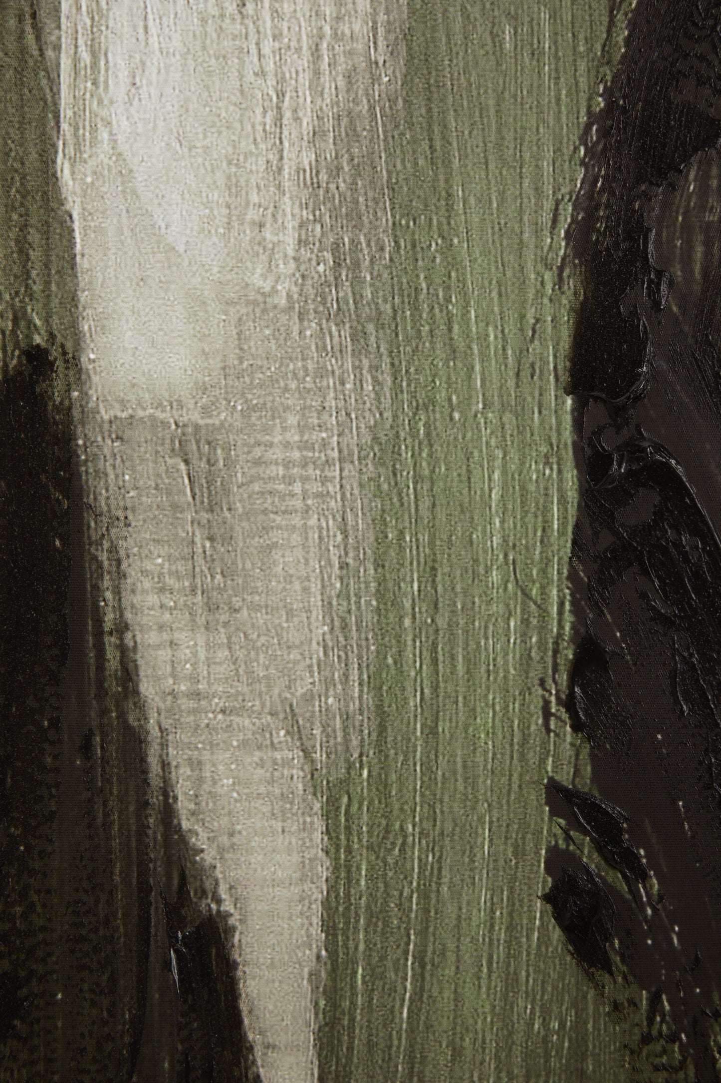 BIRGER GREEN MULTI COLOURED ABSTRACT TEXTURED WALL ART
