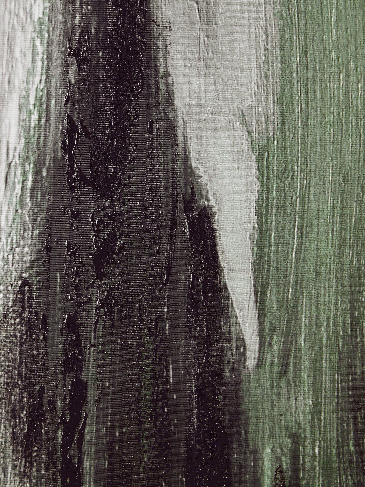 BIRGER GREEN MULTI COLOURED ABSTRACT TEXTURED WALL ART