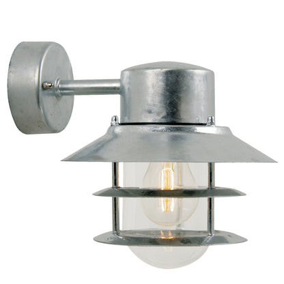 NORDLUX BLOKHUS SENSOR WALL DOWNLIGHT GALVANIZED