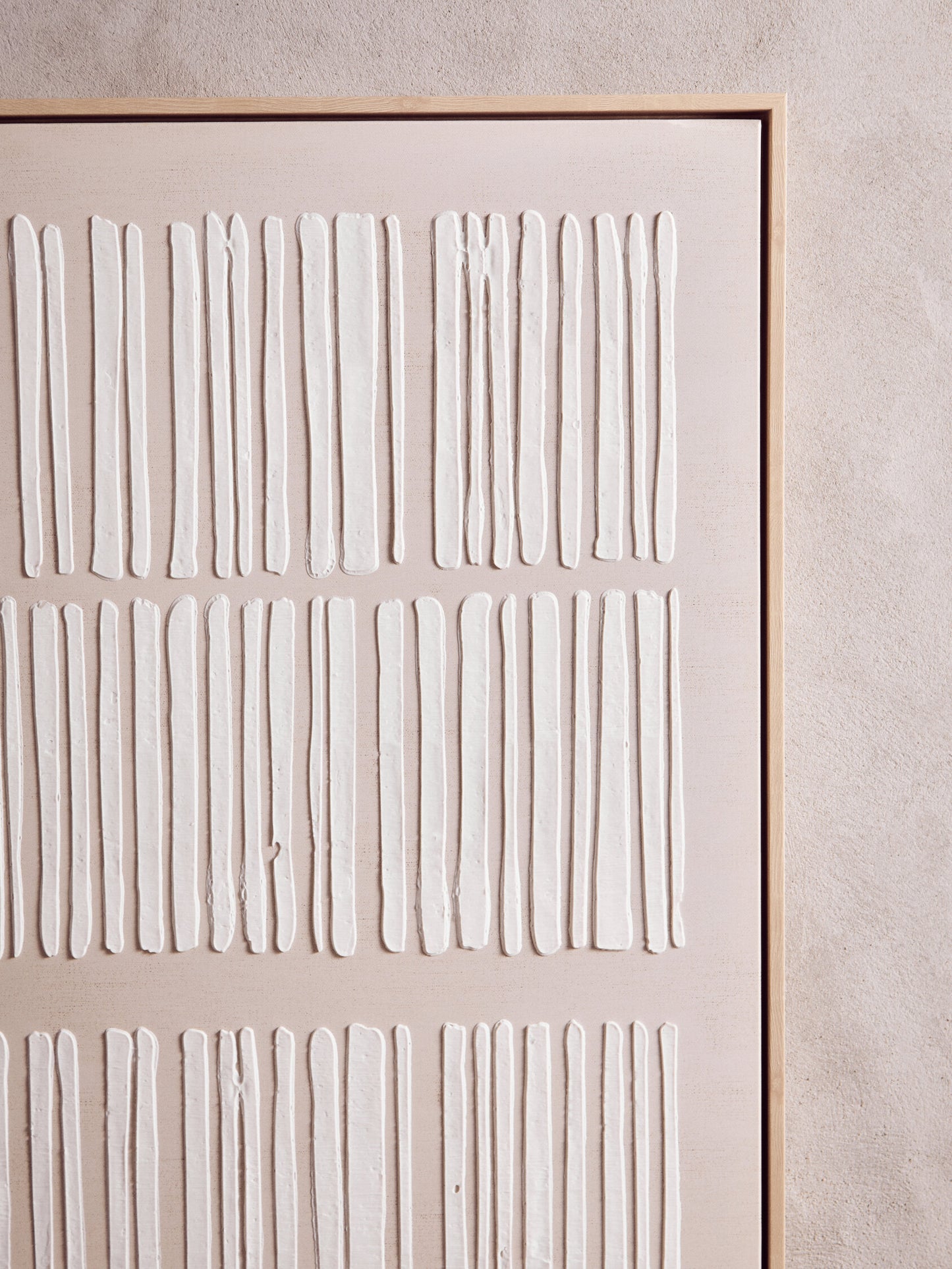 BOEL NATURAL TEXTURED CANVAS WALL ART
