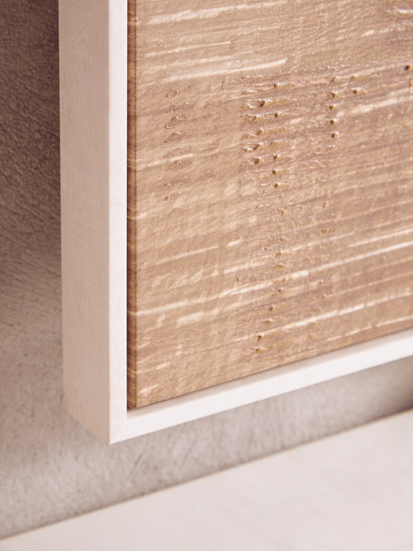 BORGE NEUTRAL ABSTRACT TEXTURED CANVAS WALL ART
