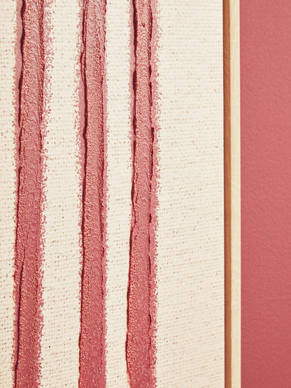 BRAGE TEXTURED LINEAR ABSTRACT WALL ART