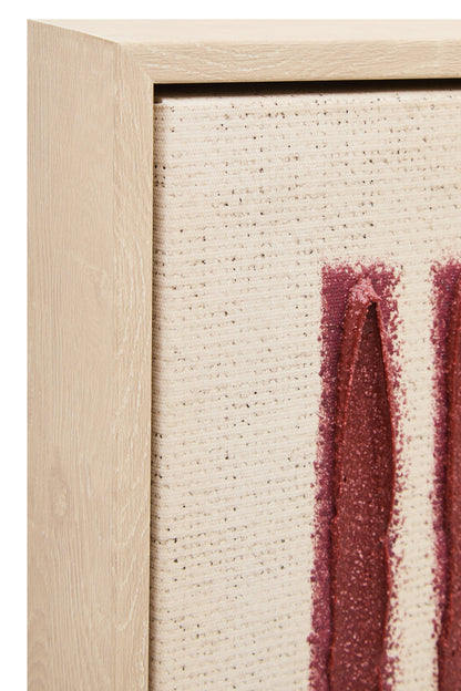 BRAGE TEXTURED LINEAR ABSTRACT WALL ART
