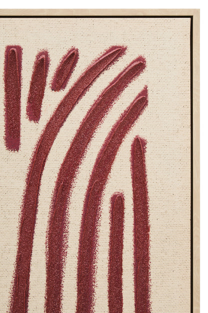 BRAGE TEXTURED LINEAR ABSTRACT WALL ART