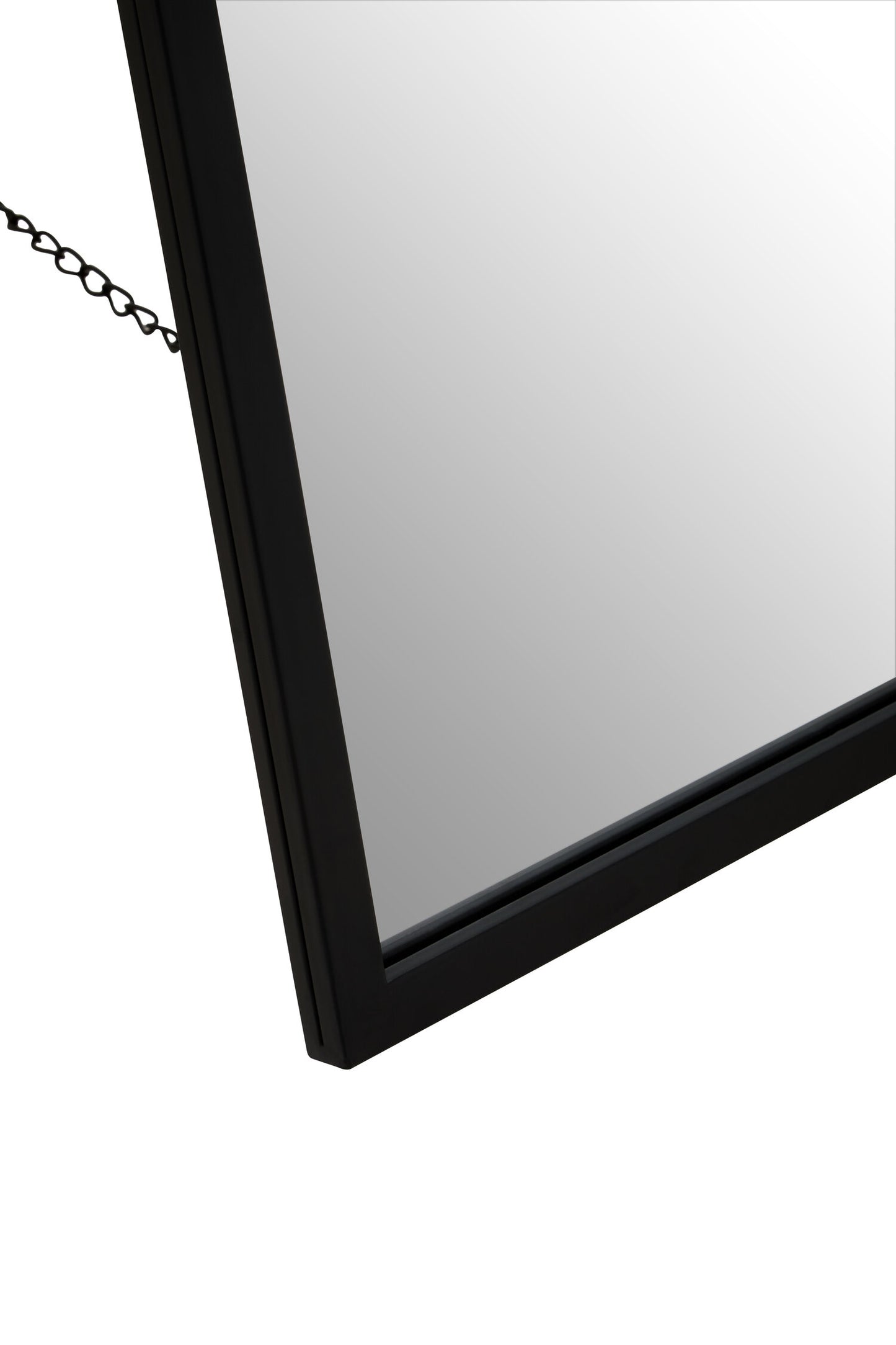 BRYNJAR BLACK FLOOR MIRROR