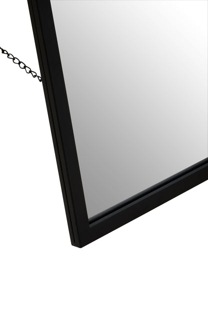 BRYNJAR BLACK FLOOR MIRROR