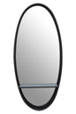 CARL BLACK OVAL WALL MIRROR