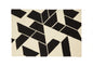 CAROLINE SMALL BLACK AND WHITE GEOMETRIC RUG