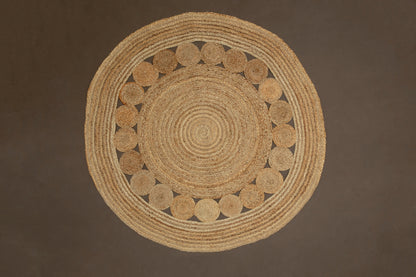 JOSEFIN ROUND NATURAL JUTE RUG