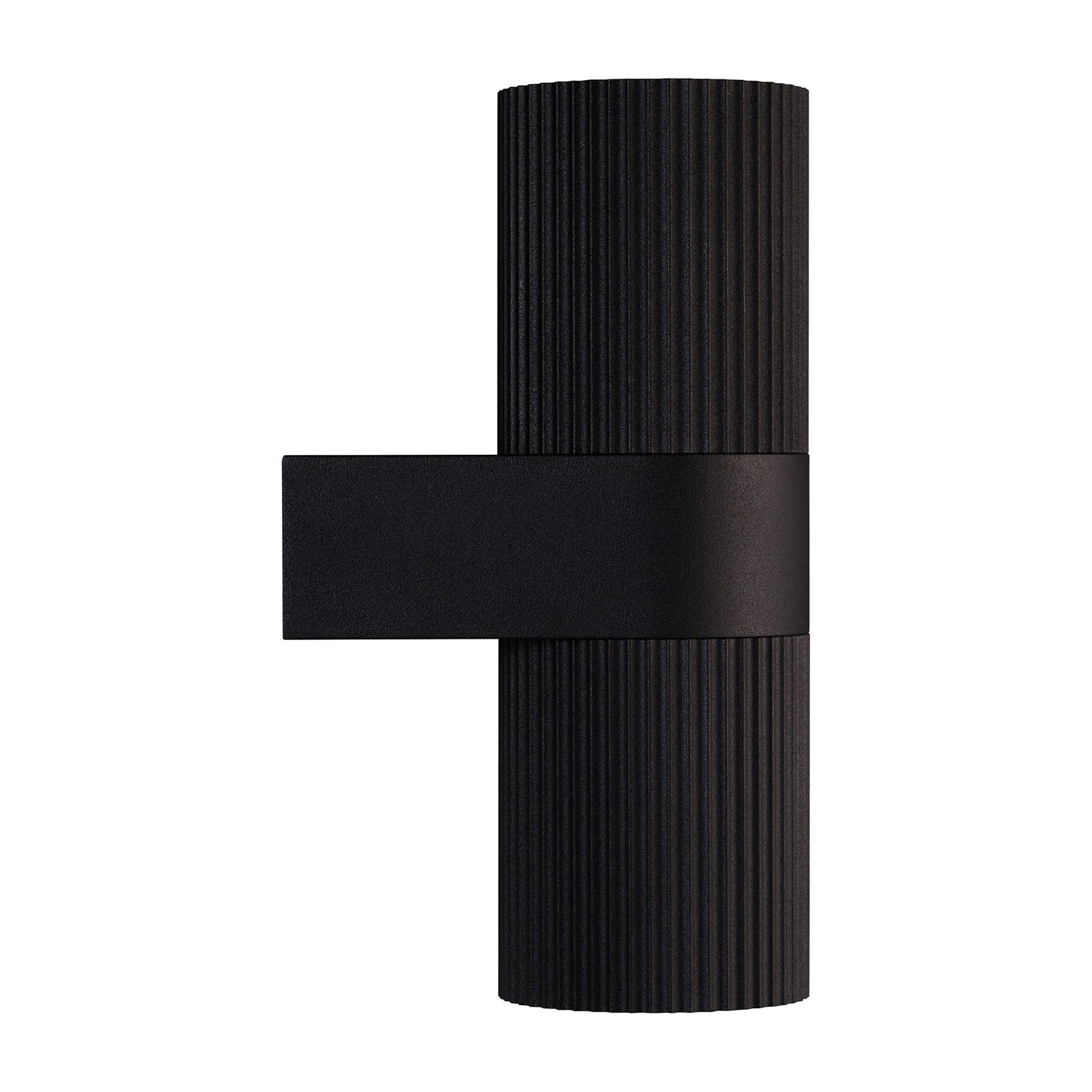 NORDLUX KYKLOP RIPPLE OUTDOOR WALL LIGHT BLACK