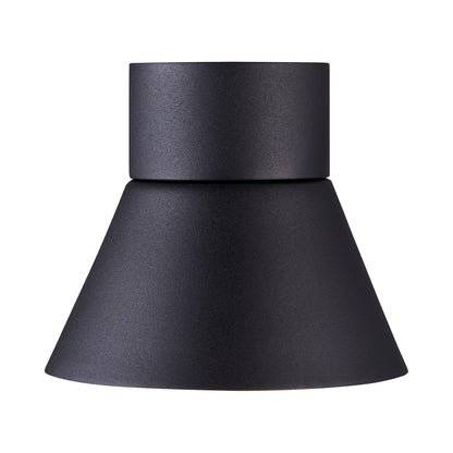 NORDLUX KYKLOP CONE OUTDOOR WALL LIGHT BLACK