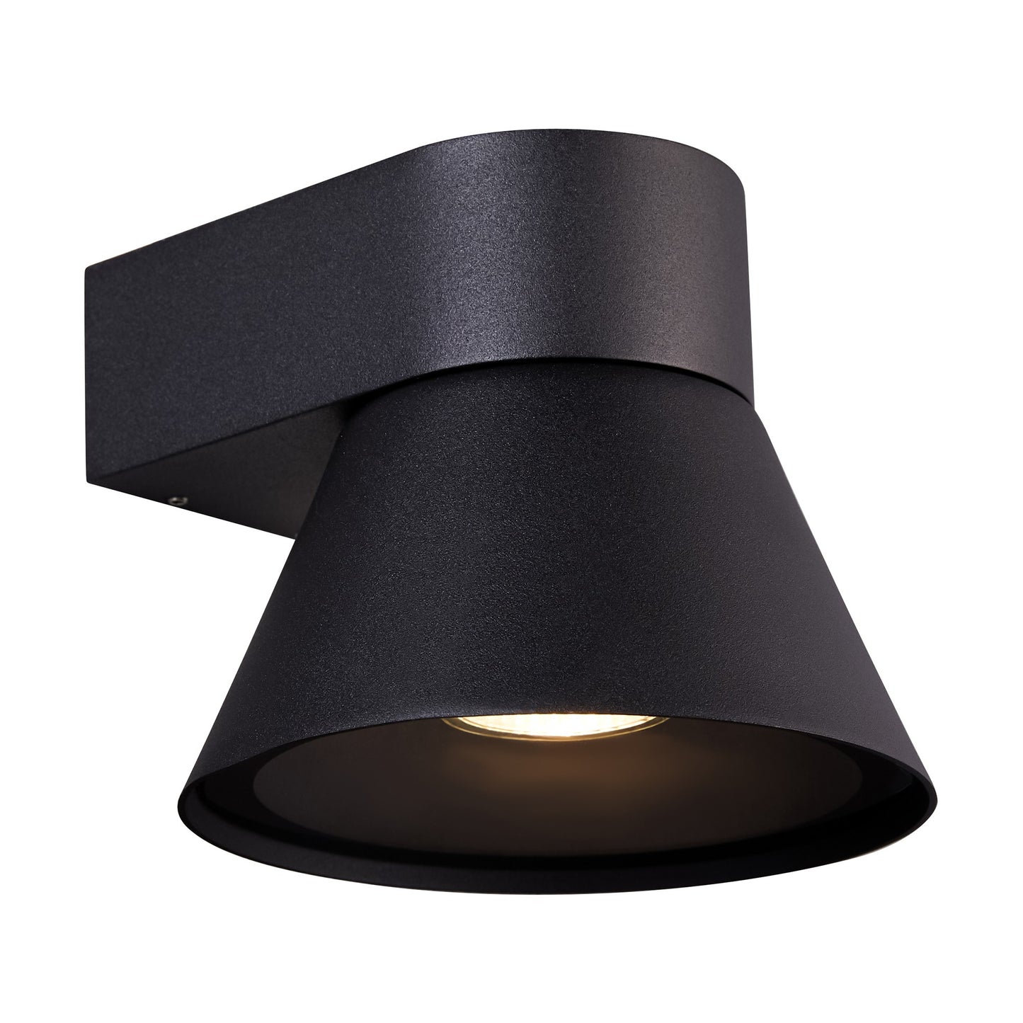 NORDLUX KYKLOP CONE OUTDOOR WALL LIGHT BLACK
