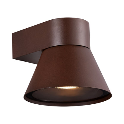 NORDLUX KYKLOP CONE OUTDOOR WALL LIGHT RUSTY