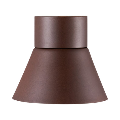 NORDLUX KYKLOP CONE OUTDOOR WALL LIGHT RUSTY