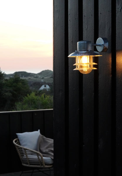 NORDLUX BLOKHUS SENSOR WALL DOWNLIGHT GALVANIZED