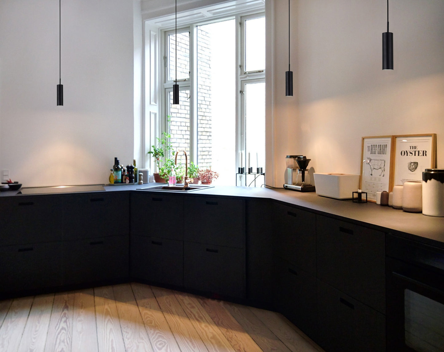 NORDLUX MIB 6 PENDANT LIGHT BLACK