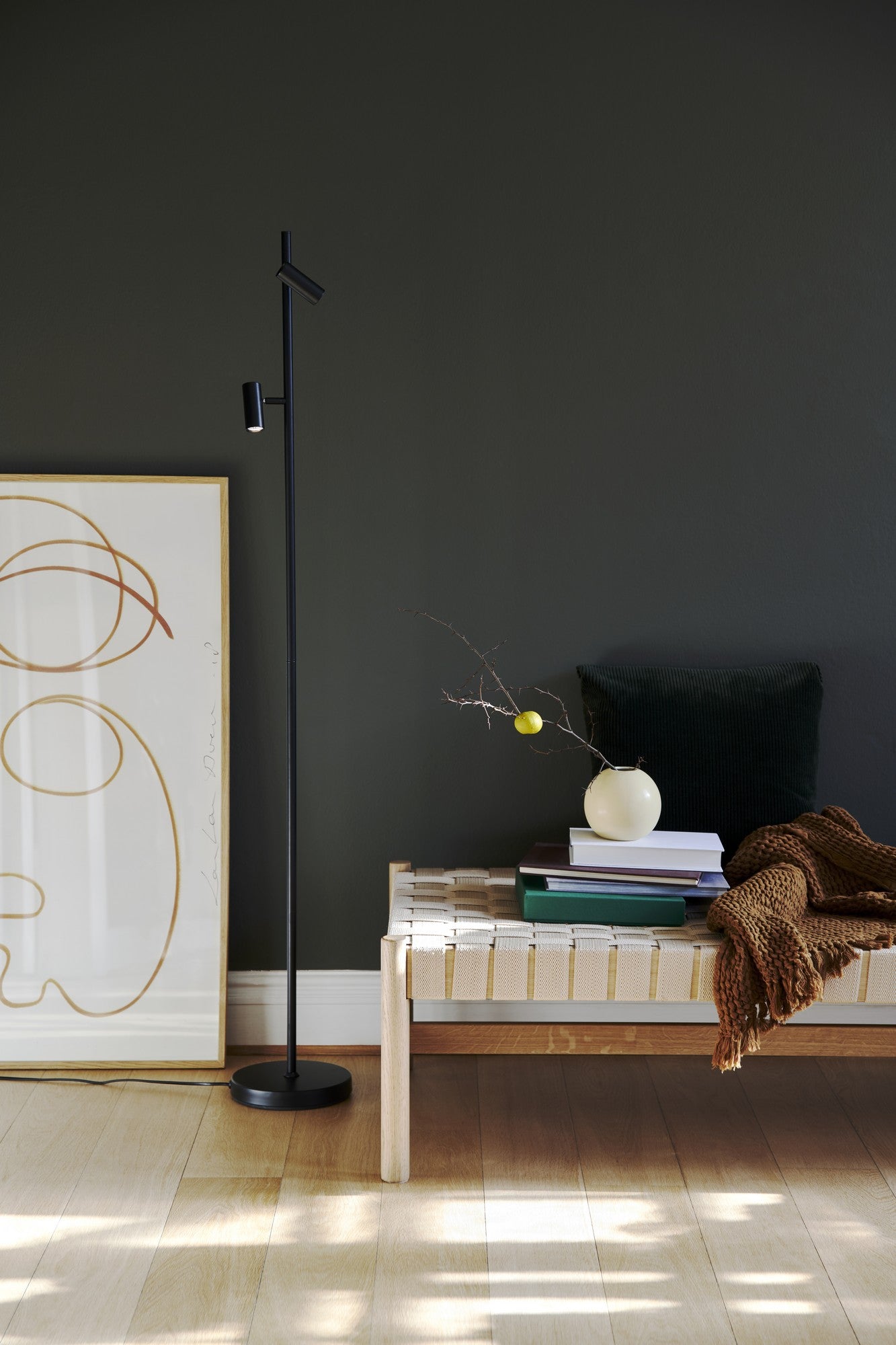 NORDLUX OMARI FLOOR LAMP BLACK
