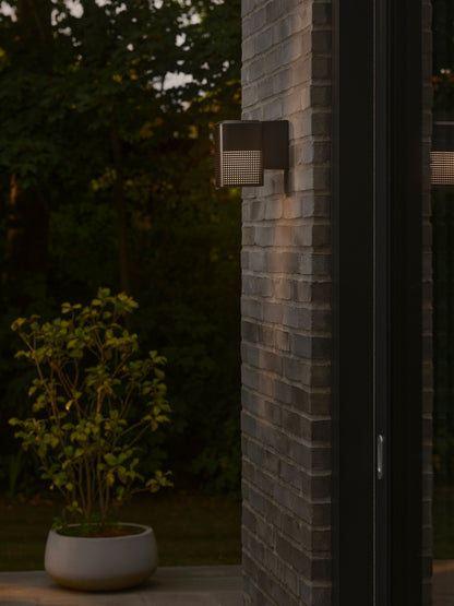 NORDLUX SIDARA OUTDOOR WALL LIGHT SEASIDE BLACK