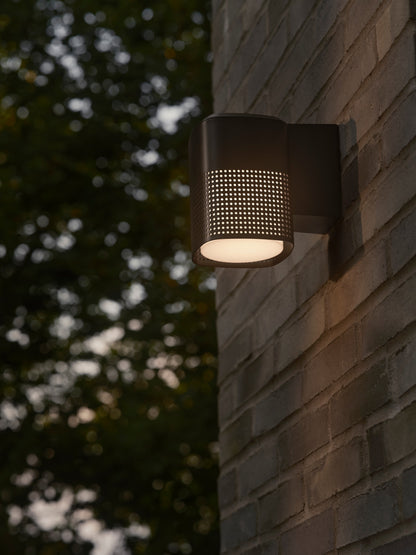 NORDLUX SIDARA OUTDOOR WALL LIGHT SEASIDE BLACK