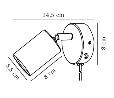 NORDLUX EXPLORE WALL LIGHT BEIGE