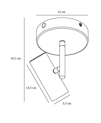 NORDLUX JEROME CEILING LIGHT WHITE