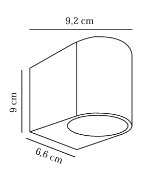 NORDLUX DION SINGLE WALL LIGHT RUSTY