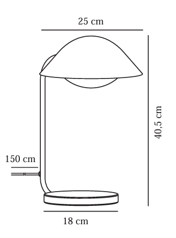 NORDLUX FREYA TABLE LAMP BLACK