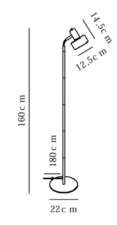 NORDLUX MATIS FLOOR LAMP BLACK