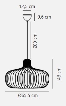 NORDLUX HAZO PENDANT LIGHT BLACK