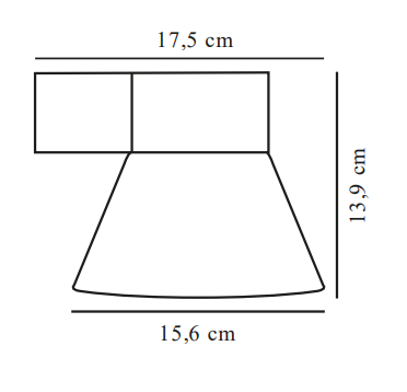 NORDLUX KYKLOP CONE OUTDOOR WALL LIGHT RUSTY