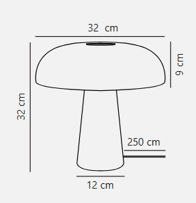 NORDLUX GLOSSY MINI TABLE LAMP PINK